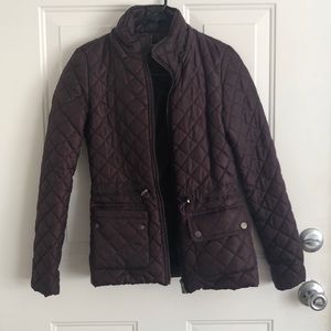 Purple winter jacket